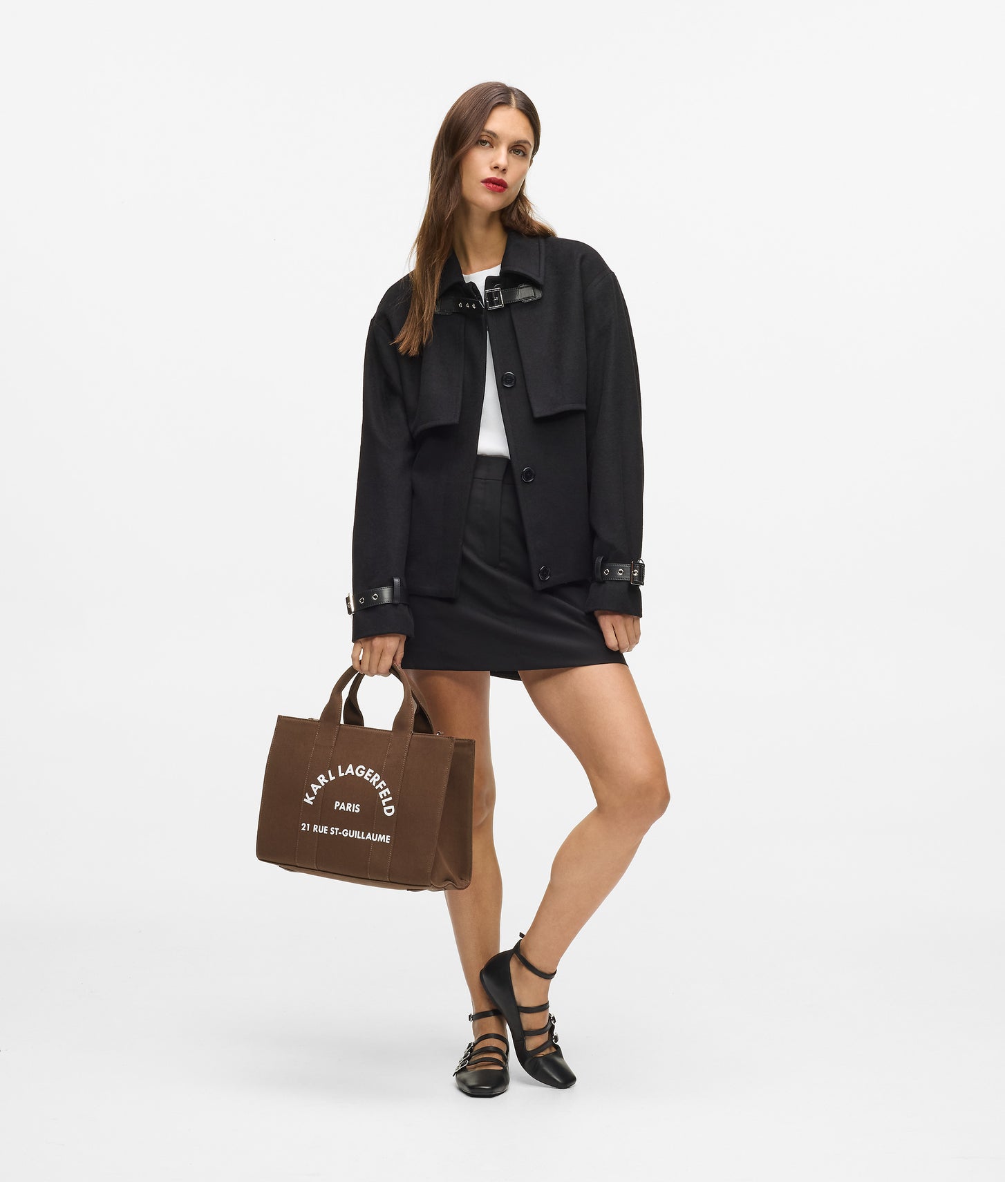 Rue St-Guillaume medium square tote bag