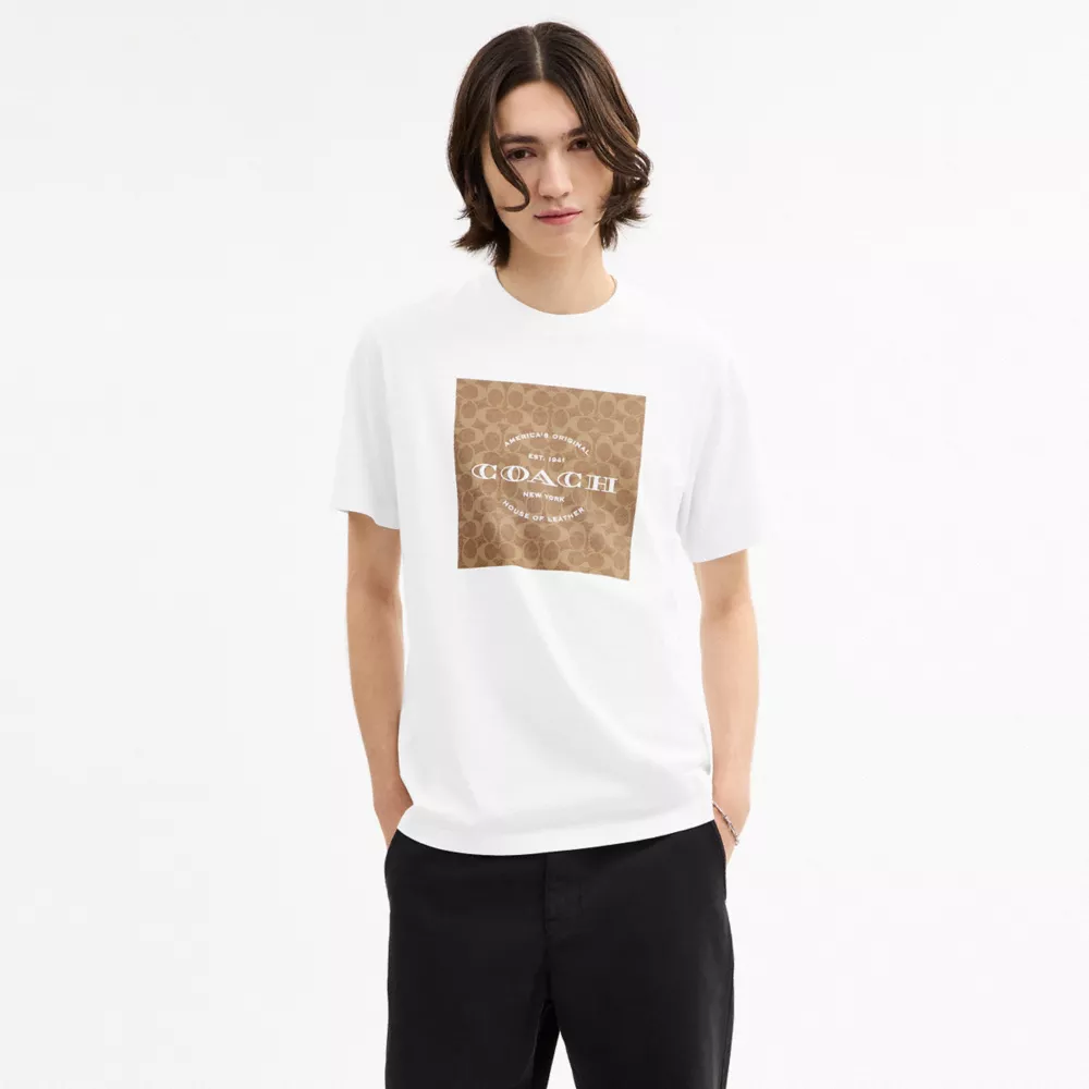 Signature Square T-Shirt In Organic Cotton
