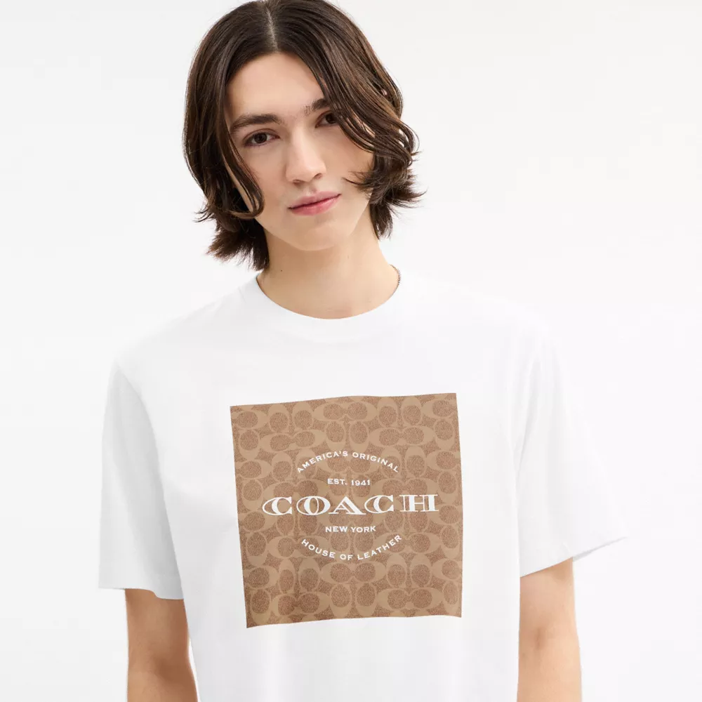 Signature Square T-Shirt In Organic Cotton